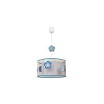 Fabrilamp - plafonnier pour enfants flower light blue. 1xe27. (dimmablex30cm).