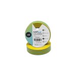 Ruban isolant pvc vert / jaune 19mmx10m pour lectricien flexible et durable