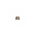 Abat - jour salma e27 wood grey 15dx12dx13h conique ouvert