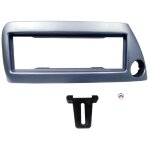Facade autoradio 1din compatible avec ford ka 97 - 08 - argent bleu