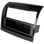 Facade autoradio 2380 1din compatible avec jumper ducato boxer 11 - 15 noir brillant