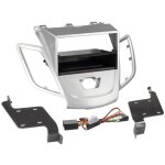 Facade autoradio 2din compatible avec ford fiesta 08 - 13 sans ecran avec vide poche induction qi argent ...