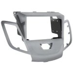 Adnauto - facade autoradio 2din compatible avec ford fiesta ap09 - argent - sans afficheur