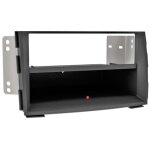 Facade autoradio 2din compatible avec kia venga ap09 avec vide poche induction qi noir