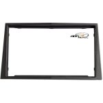 Adnauto - facade autoradio 2din compatible avec opel astra h ap04 - argent mat