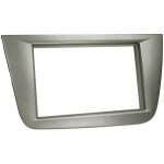 Facade autoradio 2din compatible avec seat altea ap04 toledo ap05 - gris anthracite - raf4002d