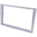 Facade autoradio fa152. 0b compatible avec opel astra vivaro zafira - argent clair