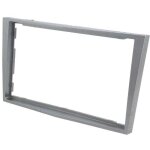 Facade autoradio fa152. 0d compatible avec opel astra vivaro zafira - argent