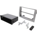 Facade autoradio fa195b compatible avec fiat idea 03 - 12 et lancia musa 04 - 12 argent