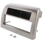 Facade autoradio fa196b compatible avec lancia ypsilon 03 - 11 argent