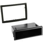 Facade autoradio fa235c2 1din compatible avec megane 2 02 - 10 - noir avec vide - poche Facade autoradio fa235c2 1din compatible avec megane 2 02 - 10 - noir avec vide - poche