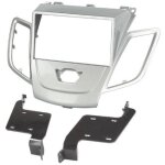 Adnauto - facade autoradio ka948 2din compatible avec ford fiesta 08 - 13 - sans ecran - argent
