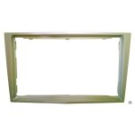 Adnauto - facade autoradio compatible avec opel corsa d - champagne 2din