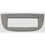 Facade autoradio compatible avec renault twingo 2 07 - 13 - gris souris