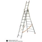Echelle transformable 3x8 barreaux - longueur d�ploy�e 5, 10m - sol plat ou escalier - atl230 - 3