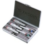 Coffret 5 tournevis micro torx aexj1 - ce produit de marque est neuf. - facom Coffret 5 tournevis micro torx aexj1 - ce produit de marque est neuf. - facom