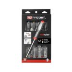 Coffret de 9 tournevis protwist facom at. 9pb - fente / phillips / prozidriv - standard - gris