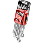 Jeu de 10 cls plates mixtes mtriques 8 - 19 mm sur tui portatif - 440. jp10pb - facom
