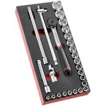 Facom - module douilles 1 / 2' 12 pans modm. sl161 - 36, 23 pices