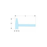 Marteau de serrurier de fa�ade selon din poign�e en hickory surface de frappe env. 23 x 23 mm