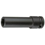 Douille impact 3 / 4'' longue 6 pans mtriques diamtre 22mm longueur 90mm facom nk. 22la