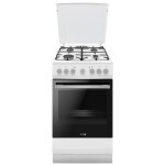 Fagor - cuisinière 50x60, 4 foyers gaz , allumage une main , brûleurs et grille fcm104b Fagor - cuisinière 50x60, 4 foyers gaz , allumage une main , brûleurs et grille fcm104b