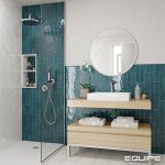 Equipe - fa�ence effet zellige manacor 6, 5x40 glacier (1m�) - les carreaux de jean