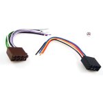 Faisceau autoradio iso male - fils nus 4hp et alim en 2 prises