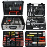 719 - 50 malette � outils compl�te - valise � outils - bo�te � outils en aluminium - 207 - pi�ces - famex ...