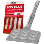 Famex 8342 burin � carrelage sds - plus 75x165mm, ciseau, extra large - haute qualit�