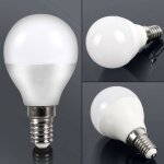 Famille - gabrielle lot de 6 ampoule led e14 7w quivalent 60w incandescence 806lm, blanc froid 6500k, ...