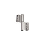 Paumelle 2 lames monza - portes lourdes - gorge ouvrant / dormant (mm) : 24 x 34 - jeu (mm) : 16 - finition ...