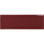 Eiffel art construction - carrelage sol / mur briquette rectangulaire uni rouge brillant 5x15 cm f�rgblock ...