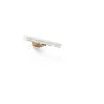 Faro barcelona - applique murale calma or bross linestra avec interrupteur 63548
