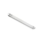 Faro barcelona - applique murale chrome kiva 1200 avec interrupteur 62836