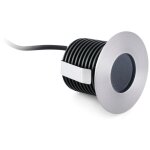 Grund - encastrs de sol inoxydable satin et noir mat de faro 70728