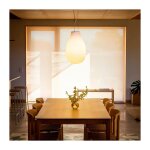 Faro barcelona - faro isabelle plafonnier suspendu globe 31 cm blanc mat