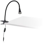 Lena lampe avec pince noir r�f. 52061