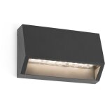 Faro must - 1 - petite applique murale ext�rieure led gris fonc� ip65