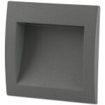 Sedna - 1 - lampe encastrable au mur gris fonc� de faro 70146