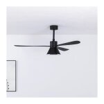 Faro barcelona - ventilateur de plafond avec lumire noire  132 cm amelia l cone 33761 - 23