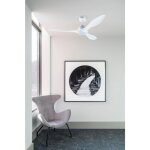 Faro barcelona - ventilateur de plafond avec lumi�re polaris r�f. 33346