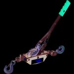 Treuil de halage  levier 1000kg cble 4mm acier