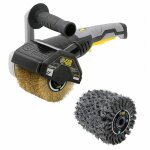 Fartools - rénovateur extérieur 1300w rex 120d avec 2 brosses (laiton, fil métal torsadé) Ø120x100mm Fartools - rénovateur extérieur 1300w rex 120d avec 2 brosses (laiton, fil métal torsadé) Ø120x100mm