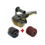 Rnovateur rex120c + brosse lanieres abrasives et fibre synthtique ? pour bois et mtal - surfaces planes ...