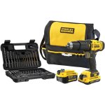 Stanley - fatmax sfmcd711dma - qw - perceuse - visseuse de impact v20, 18v, 2 vitesses, incl. set de ...