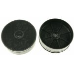 Lot de 2 filtres  charbon 127x42 mm