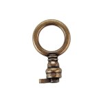 Fausse - cl� anneau plat - d�cor : bronze itar