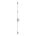 Kintech - fausse crémone à bouton pour menuiseries pvc - finition : blanc ral9016 - map - finition : ... Kintech - fausse crémone à bouton pour menuiseries pvc - finition : blanc ral9016 - map - finition : ...
