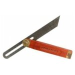 Fausse querre  coulisse lame gradue 225mm, manche en bois 160mm.